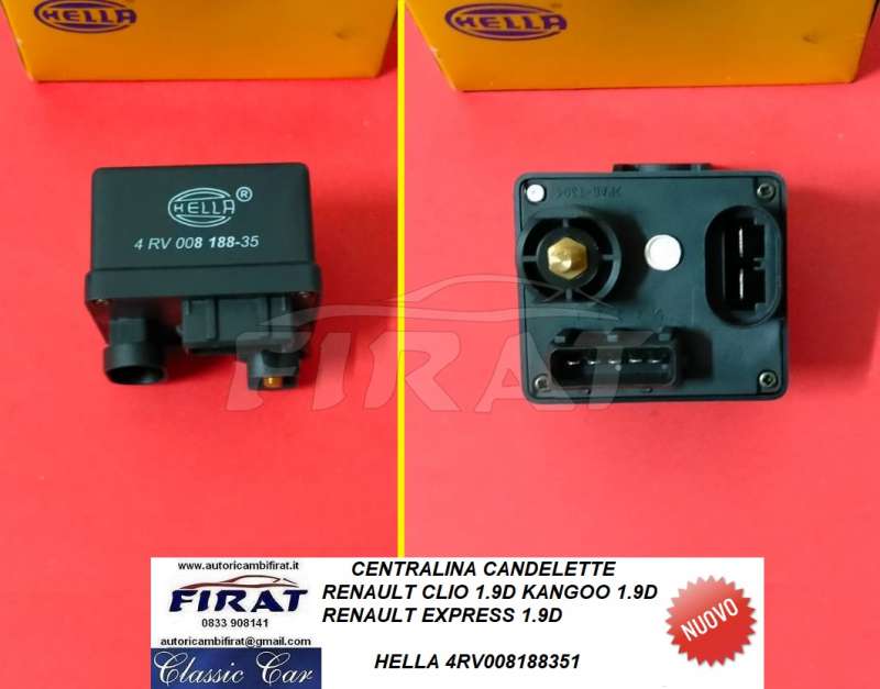 CENTRALINA CANDELETTE RENAULT CLIO 1900 D (HELLA)